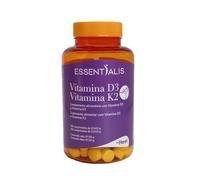 ESSENTIALIS VITAMINA D3 VITAMINA K2 - convient à ceux qui souhaitent agir durablement sur leur bien-être, préparation en comprimés pour une prise régulière, boîte de 180 comprimés et convient à ceux q