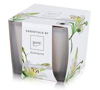 Essentials by Ipuro Bougie parfumée Lys blanc 125 g - Le parfum pur de la fleur blanche - Une expérience parfumée florale et délicate (lot de 1)
