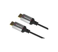 Monster Câble HDMI Essentiels UHD 4K HDR 22,5 Gbps 3,6 m Noir et Gris