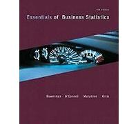 Essentials Of Business Statistics