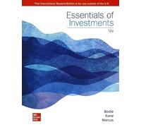 Essentials of Investments ISE by Alan Marcus Alan Marcus (Auteur)