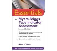 Essentials of MyersBriggs Type Indicator Assessment by Quenk Naomi L. Albuquerque NM Paperback Book Naomi L. Quenk (Auteur)