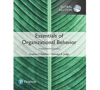 Essentials Of Organizational Behavior Gl Stephen P Robbins, Timothy A Judge (Auteur)