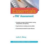 Essentials of PAI Assessment by Morey Leslie C. Texas AampM University College Station TX Paperback Book Morey, Leslie C. (Auteur)