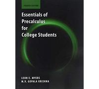 Essentials Of Precalculus For College Students