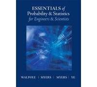 Essentials Of Probabilty & Statistics For Engineers & Scientists