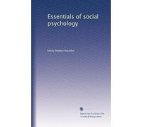 Essentials of social psychology