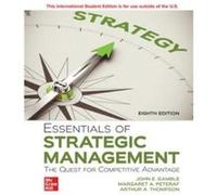 Essentials of Strategic Management The Quest for Competitive Advantage ISE by Margaret Peteraf Margaret Peteraf (Auteur)