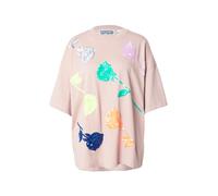 Essentiel Antwerp T-shirt 'Hinde' bleu / jaune / orange / rose, Taille M