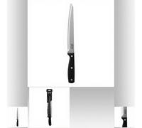 - Couteau à Pain "Dice" Inox 32cm Noir