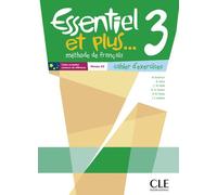 Essentiel et plus 3 cahier d'activites Cahier d'exercices - Michèle Butzbach - Cle International - broché - Méthode de langue