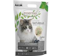 Essentiel Litière Naturelle Charbon Actif Sac 6l