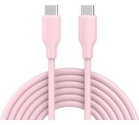 Essentielb - Câble De Charge Vers Usb-C Silicone 2m Rose