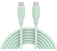 Essentielb - Câble De Charge Vers Usb-C Silicone 2m Vert