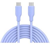 Essentielb - Câble De Charge Vers Usb-C Silicone 2m Violet
