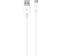 Essentielb - Câble Micro Usb Vers Usb 1m Blanc