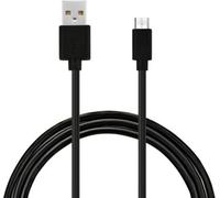 Essentielb - Câble Micro Usb Vers Usb 2m Noir