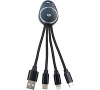Essentielb - Câble Trio Usb-A Vers Lightning/Microusb/Usb-C
