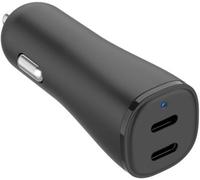 Essentielb - Chargeur Allume Cigare 40w 2x Usb-C Noir