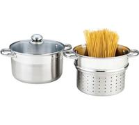 Essentielb - Cuit Pâtes Vapeur Inox Diam 24 Cm Avec Panier