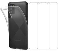 Essentielb - Pack Samsung A03s Coque + Verre Trempé X2