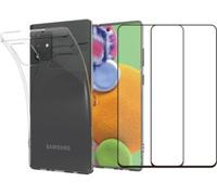 Essentielb - Pack Samsung A71 Coque + Verre Trempé X2