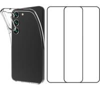 Essentielb - Pack Samsung S23+ Coque Souple + Verre Trempe
