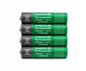Essentielb - Pile Rechargeable Lr06 Aa Lot 4 Piles 2100mah