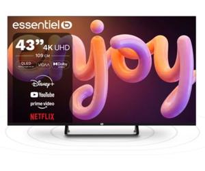 Essentielb - Tv Qled 43qled306 43" (109 Cm) 4k - Smart Tv