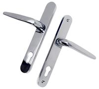 Essentiels Long Plaque Porte Poignée, Chrome - YES-LBDH-PC