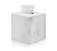 EssentraHome Carré blanc Tissue Box Cover pour Vanity Countertops