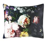 ESSENZA, Coussin Modèle Fleurs, Taille 45x 45 cm, avec l'oreiller à l'intérieur, Déhoussable, Fermeture Zip, Lavage 40°c, 100% Polyester Velours, Coussin Décoratif
