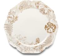 Essenza Porzellan Plateau de service Sculpture Couleur Off white Taille 34cm