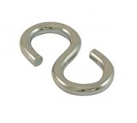 Esses symétriques en acier zingué fil Ø 3 mm - ouverture 3,5 mm - longueur 28 mm - par 25 PRAMAC