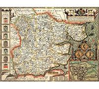 Essex Puzzle Carte Historique 1000 pièces (1610) Impression Gratuite, ESSE1