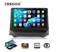 ESSGOO 2Go+32Go 9 pouces 2 DIN Android stéréo autoradio GPS Navi lecteur multimédia pour Ford Ford Fiesta MK6 2008-2016 RDS BT WIFI