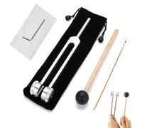 Esshogo 3 pièces Diapason 128Hz Aluminium, Diapason Therapeutique