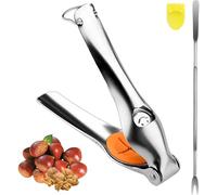 Esshogo Pince coupe châtaigne, acier inoxydable, pince à châtaignes, multifonction pince pour châtaignes, outils châtaignes, clip rapide pour châtaignes nut sheller outil, pelles châtaignes