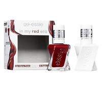 Essie Gel Couture Set in My Red Era (No 00 Top Coat, N° 345 Bubbles Only)
