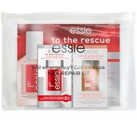 essie Kit de restauration des ongles : huile pour ongles abricot et huile cuticule + vernis à ongles réparateur pour le soin des ongles