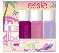 Essie Kit Vernis à Ongles Été Hang Loose Mini Trio Kit N°30 Bachelorette Bash 5ml N°20 Lovie Dovie Lilacism