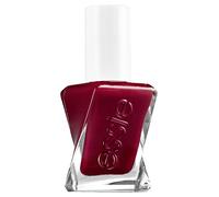 Essie Vernis à ongles gel couture, durable, résistant à l'écaillage, pas de lampe UV nécessaire, Scarlet Starlet Shimmer, 13,5 ml