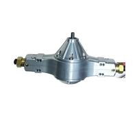 Essieu Arrière en Alliage D'aluminium Axe Traversant pour Tamiya pour Scania 770S pour Volvo pour ACTROS 3363 pour Man 1/14 RC Pièces Rechange Voiture Rc Mise Niveau Composant
