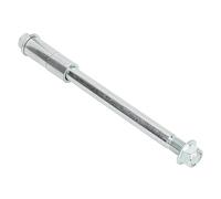 Essieu Avant Arrière de 15 Mm 220 Mm avec 2 Bagues, Boîtier Poli, adapté pour Pit Pro Trail Dirt Bike et Fiable pour Votre Moto Tout-Terrain