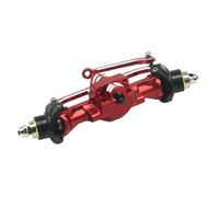 Essieu Avant en Aluminium avec Articulations en Laiton/Lien De Direction/engrenage/roulement/pour Ensemble Complet for CvD for Pièces De Mise À Niveau De Voitures SCX30(Rot)