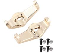 Essieu Avant Professionnel en Laiton, siège C, Accessoire de Voiture RC, rehausseur de stabilité lesté Robuste pour Voiture Traxxas TRX4 RC, Ensemble de Paires de Couleurs dorées
