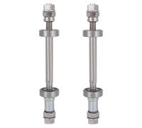 Essieu de Moyeu de VéLo, 140mm/180mmmetal Axe de Moyeu de Roue de VéLo ArrièRe Levier D'Arbre Solide Moyeu de VéLo à DéGagement Rapide pour VéLo de Montagne Vtt (Rear*2pcs)