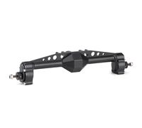 Essieu De Portail De Construction Monobloc en Aluminium 7075 avec Support Servo for AX-ial for Ca-Pra SCX10 III for Les Plates-Formes De Châssis De Tricheur for LCG(Black Rear Axle)
