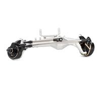 Essieu de Portail RC Compatible Avec Axial Pour Capra Pièces De Voiture RC 1/10, Ensemble D'essieux De Portail Décalés En Aluminium Usiné, Couvercle De Portail Entièrement Assemblé(Silver,Front)