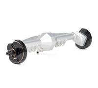 Essieu de Portail RC Compatible Avec Axial Pour Capra Pièces De Voiture RC 1/10, Ensemble D'essieux De Portail Décalés En Aluminium Usiné, Couvercle De Portail Entièrement Assemblé(Silver,Rear)